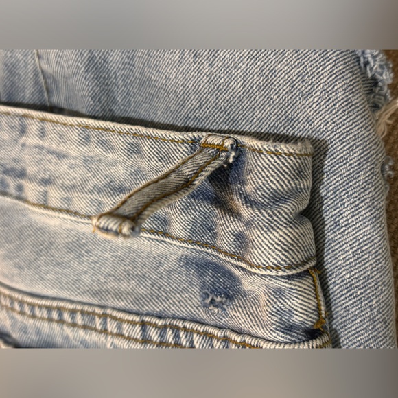 Wide leg, baggy, distressed, deconstructed, high waisted SHEIN Denim. Size M 6 - Picture 7 of 7